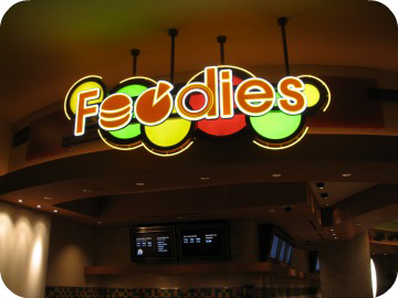 Channel Letters at Foodies
